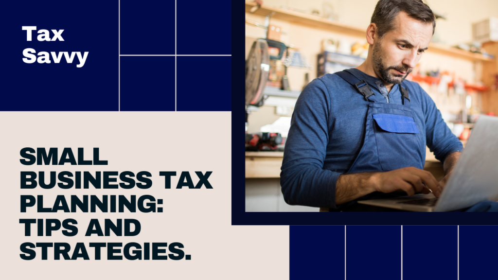 Small Business Tax Planning and Compliance